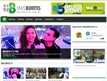 Tablet Screenshot of maisburitis.com.br